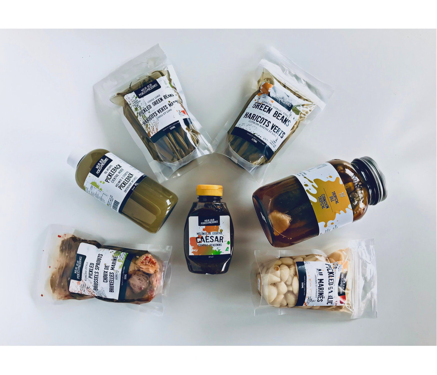 Foodie Gift Guide - All Canadian Caesar Bundle - Photograph courtesy of Mojo Jojo Pickles